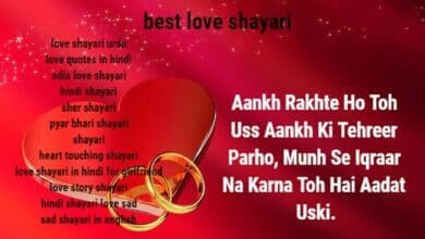 love shayari in hindi